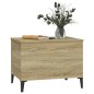 vidaXL Tavolino Salotto Rovere Sonoma 60x44,5x45 cm Legno Multistrato vidaXL Tavolino Salotto Rovere Sonoma 60x44,5x45 cm Legno Multistrato
