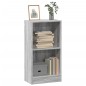 vidaXL Libreria Grigio Sonoma 40x24x76 cm in Truciolato