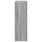 vidaXL Libreria Grigio Sonoma 40x24x76 cm in Truciolato