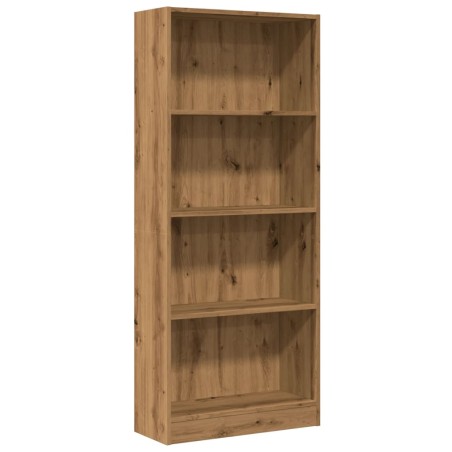 vidaXL Libreria Rovere Artigianale 60x24x143 cm in Legno Multistrato