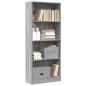 vidaXL Libreria Grigio Sonoma 60x24x143 cm in Legno Multistrato vidaXL Libreria Grigio Sonoma 60x24x143 cm in Legno Multistrato