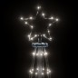 Albero di Natale con Puntale Bianco Freddo 732 LED 500 cm Albero di Natale con Puntale Bianco Freddo 732 LED 500 cm