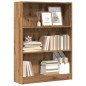 vidaXL Libreria Rovere Artigianale 80x24x109 cm in Legno Multistrato vidaXL Libreria Rovere Artigianale 80x24x109 cm in Legno Multistrato