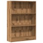 vidaXL Libreria Rovere Artigianale 80x24x109 cm in Legno Multistrato vidaXL Libreria Rovere Artigianale 80x24x109 cm in Legno Multistrato