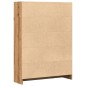vidaXL Libreria Rovere Artigianale 80x24x109 cm in Legno Multistrato vidaXL Libreria Rovere Artigianale 80x24x109 cm in Legno Multistrato