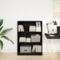 vidaXL Libreria Nera 80x24x109 cm in Legno Multistrato vidaXL Libreria Nera 80x24x109 cm in Legno Multistrato