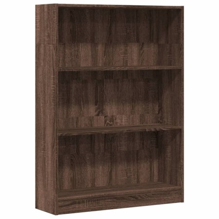 vidaXL Libreria Rovere Marrone 80x24x109 cm in Legno Multistrato