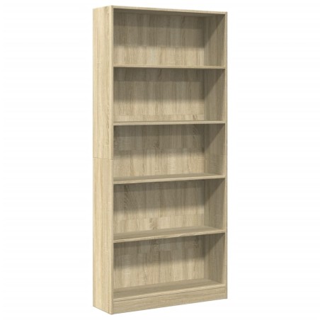 vidaXL Libreria Rovere Sonoma 80x24x176 cm in Legno Multistrato