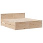 vidaXL Giroletto senza Materasso con Testiera 180x200 cm Massello Pino vidaXL Giroletto senza Materasso con Testiera 180x200 cm Massello Pino