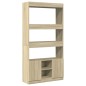 vidaXL Credenza Rovere Sonoma 92x33x180 cm in Legno Multistrato vidaXL Credenza Rovere Sonoma 92x33x180 cm in Legno Multistrato