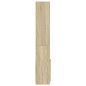 vidaXL Credenza Rovere Sonoma 92x33x180 cm in Legno Multistrato vidaXL Credenza Rovere Sonoma 92x33x180 cm in Legno Multistrato