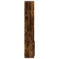 vidaXL Credenza Rovere Fumo 92x33x180 cm in Legno Multistrato