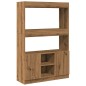 vidaXL Credenza Rovere Artigianale 92x33x140 cm in Legno Multistrato vidaXL Credenza Rovere Artigianale 92x33x140 cm in Legno Multistrato