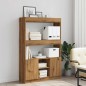 vidaXL Credenza Rovere Artigianale 92x33x140 cm in Legno Multistrato vidaXL Credenza Rovere Artigianale 92x33x140 cm in Legno Multistrato