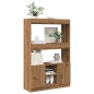 vidaXL Credenza Rovere Artigianale 92x33x140 cm in Legno Multistrato vidaXL Credenza Rovere Artigianale 92x33x140 cm in Legno Multistrato