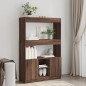 vidaXL Credenza Rovere Marrone 92x33x140 cm in Legno Multistrato