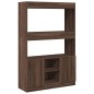 vidaXL Credenza Rovere Marrone 92x33x140 cm in Legno Multistrato