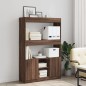 vidaXL Credenza Rovere Marrone 92x33x140 cm in Legno Multistrato