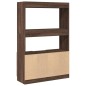 vidaXL Credenza Rovere Marrone 92x33x140 cm in Legno Multistrato