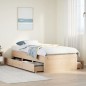 vidaXL Giroletto senza Materasso con Cassetti 90x190 cm Massello Pino vidaXL Giroletto senza Materasso con Cassetti 90x190 cm Massello Pino