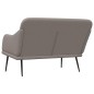 Panca Tortora 110x76x80 cm in Tessuto