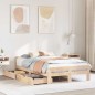 vidaXL Letto senza Materasso 120x190 cm in Legno Massello di Pino vidaXL Letto senza Materasso 120x190 cm in Legno Massello di Pino