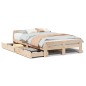 vidaXL Letto senza Materasso 120x190 cm in Legno Massello di Pino vidaXL Letto senza Materasso 120x190 cm in Legno Massello di Pino