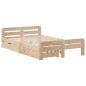 vidaXL Letto senza Materasso 120x190 cm in Legno Massello di Pino vidaXL Letto senza Materasso 120x190 cm in Legno Massello di Pino