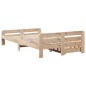 vidaXL Letto senza Materasso 120x190 cm in Legno Massello di Pino vidaXL Letto senza Materasso 120x190 cm in Legno Massello di Pino