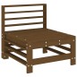 vidaXL Set Salotto da Giardino 7 pz ambra in Legno Massello di Pino vidaXL Set Salotto da Giardino 7 pz ambra in Legno Massello di Pino