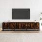 vidaXL Mobile Porta TV Rovere Fumo 180x35x41 cm in Truciolato vidaXL Mobile Porta TV Rovere Fumo 180x35x41 cm in Truciolato