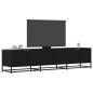 vidaXL Mobile Porta TV Nero 180x35x41 cm in Truciolato