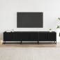 vidaXL Mobile Porta TV Nero 180x35x41 cm in Truciolato