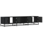 vidaXL Mobile Porta TV Nero 180x35x41 cm in Truciolato