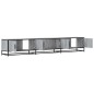 vidaXL Mobile TV Grigio Sonoma 240x35x41 cm in Legno Multistrato