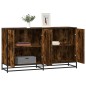 vidaXL Credenza Rovere Fumo 134x35x76 cm in Truciolato vidaXL Credenza Rovere Fumo 134x35x76 cm in Truciolato