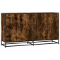 vidaXL Credenza Rovere Fumo 134x35x76 cm in Truciolato vidaXL Credenza Rovere Fumo 134x35x76 cm in Truciolato
