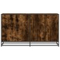 vidaXL Credenza Rovere Fumo 134x35x76 cm in Truciolato vidaXL Credenza Rovere Fumo 134x35x76 cm in Truciolato