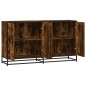 vidaXL Credenza Rovere Fumo 134x35x76 cm in Truciolato vidaXL Credenza Rovere Fumo 134x35x76 cm in Truciolato
