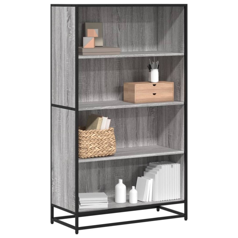 vidaXL Libreria Grigio Sonoma 80,5x35x139 cm in Truciolato vidaXL Libreria Grigio Sonoma 80,5x35x139 cm in Truciolato