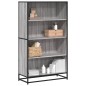 vidaXL Libreria Grigio Sonoma 80,5x35x139 cm in Truciolato vidaXL Libreria Grigio Sonoma 80,5x35x139 cm in Truciolato