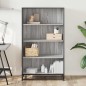 vidaXL Libreria Grigio Sonoma 80,5x35x139 cm in Truciolato vidaXL Libreria Grigio Sonoma 80,5x35x139 cm in Truciolato