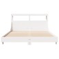 vidaXL Letto senza Materasso Bianco 160x200 cm Legno Massello di Pino vidaXL Letto senza Materasso Bianco 160x200 cm Legno Massello di Pino