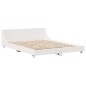 vidaXL Letto senza Materasso Bianco 135x190 cm Legno Massello di Pino vidaXL Letto senza Materasso Bianco 135x190 cm Legno Massello di Pino