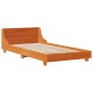 vidaXL Letto senza Materasso Marrone Cera 90x190 cm in Legno di Pino vidaXL Letto senza Materasso Marrone Cera 90x190 cm in Legno di Pino