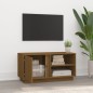 Mobile Porta TV Miele 80x35x40,5 cm in Legno Massello di Pino Mobile Porta TV Miele 80x35x40,5 cm in Legno Massello di Pino