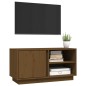 Mobile Porta TV Miele 80x35x40,5 cm in Legno Massello di Pino Mobile Porta TV Miele 80x35x40,5 cm in Legno Massello di Pino