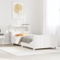 vidaXL Letto senza Materasso Bianco 90x200 cm Legno Massello di Pino vidaXL Letto senza Materasso Bianco 90x200 cm Legno Massello di Pino