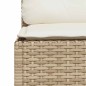 vidaXL Set Divano da Giardino 6 pz con Cuscini Beige in Polyrattan vidaXL Set Divano da Giardino 6 pz con Cuscini Beige in Polyrattan