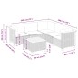vidaXL Set Divano da Giardino 6 pz con Cuscini Beige in Polyrattan vidaXL Set Divano da Giardino 6 pz con Cuscini Beige in Polyrattan